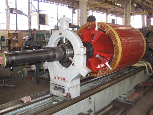 Large industrial motor